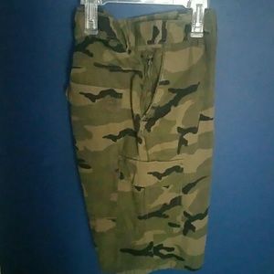 Mens camo cargo shorts